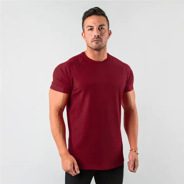 Camiseta de gimnasio masculina