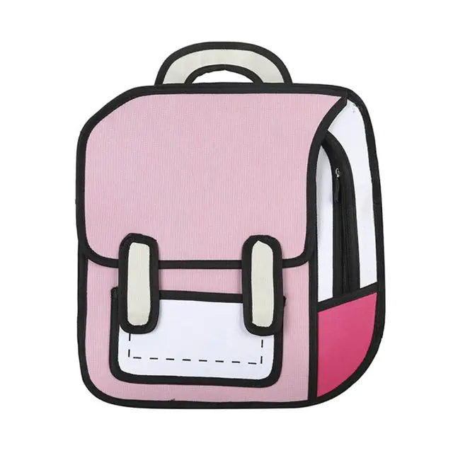 Fashion Unisex Cute Comic Bookbag