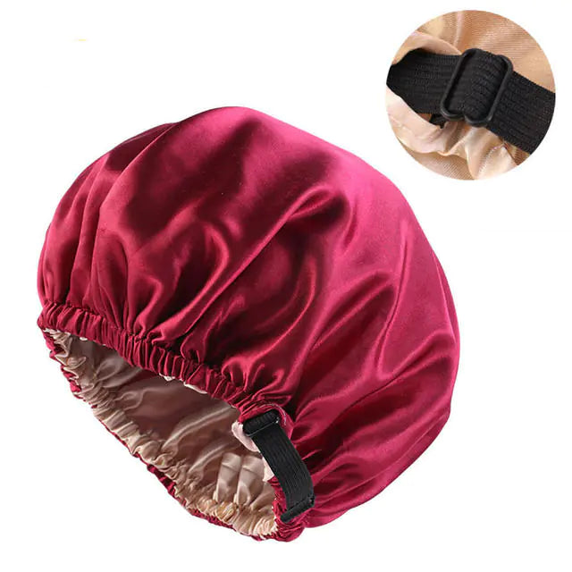 Gorro de ducha/dormir de satén para mujer