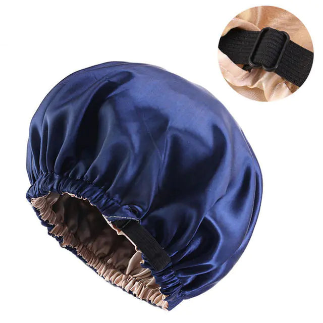 Gorro de ducha/dormir de satén para mujer