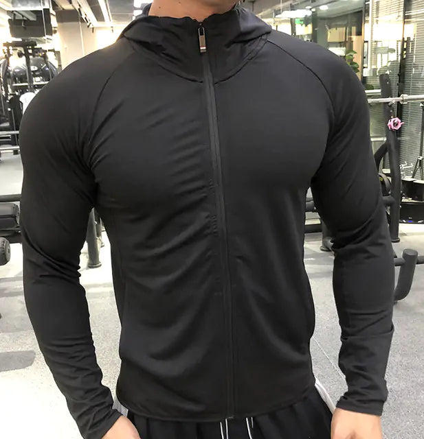 Sudadera con capucha deportiva para hombre