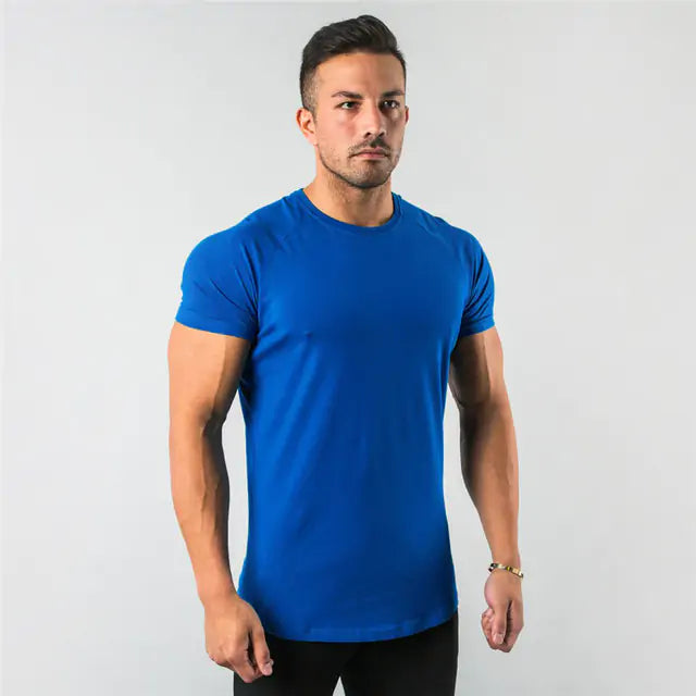 Camiseta de gimnasio masculina