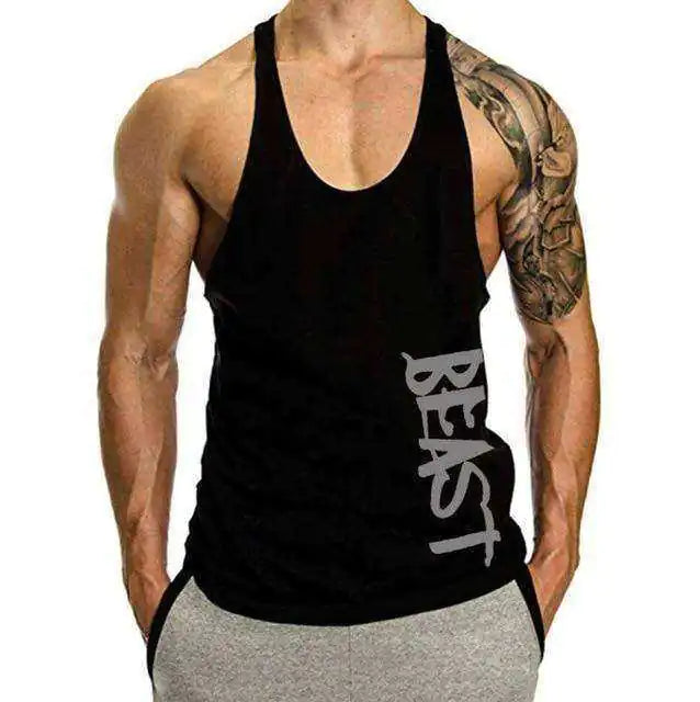 Beast Print Fitness Muscle Shirt