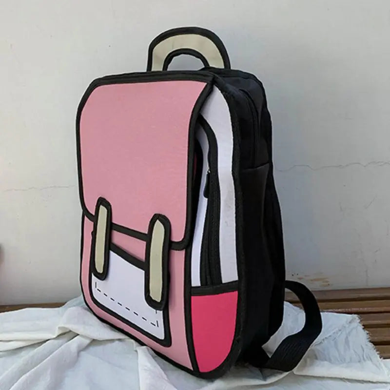 Mochila de cómic linda unisex de moda