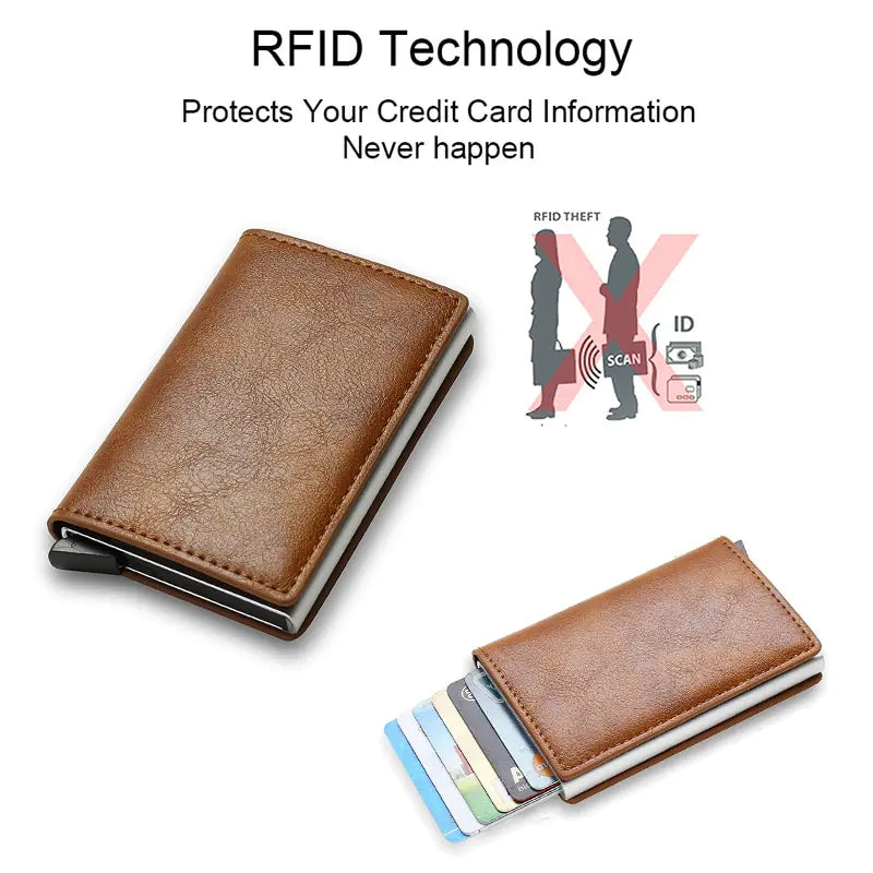 Rfid Card Holder Men Wallets