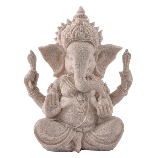 Escultura de Ganesha de arenisca