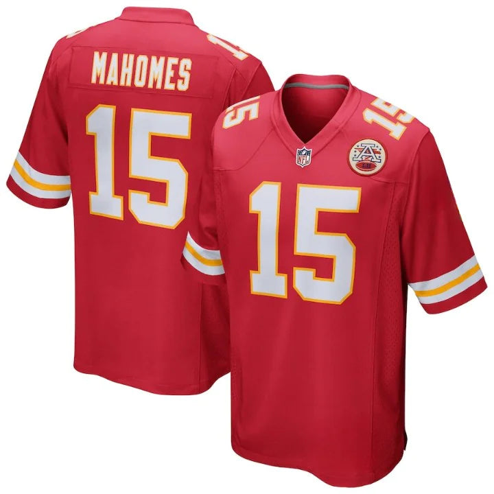 Camiseta roja Patrick Mahomes de los Kansas City Chiefs para hombre