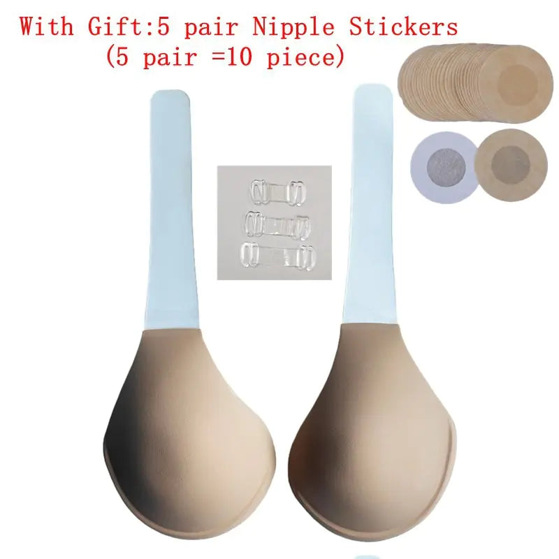 Self-Adhesive Silicone Push-Up Bra