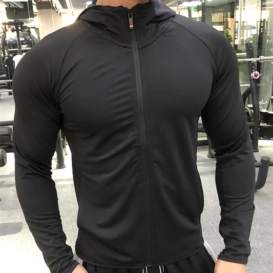 Sudadera con capucha deportiva para hombre