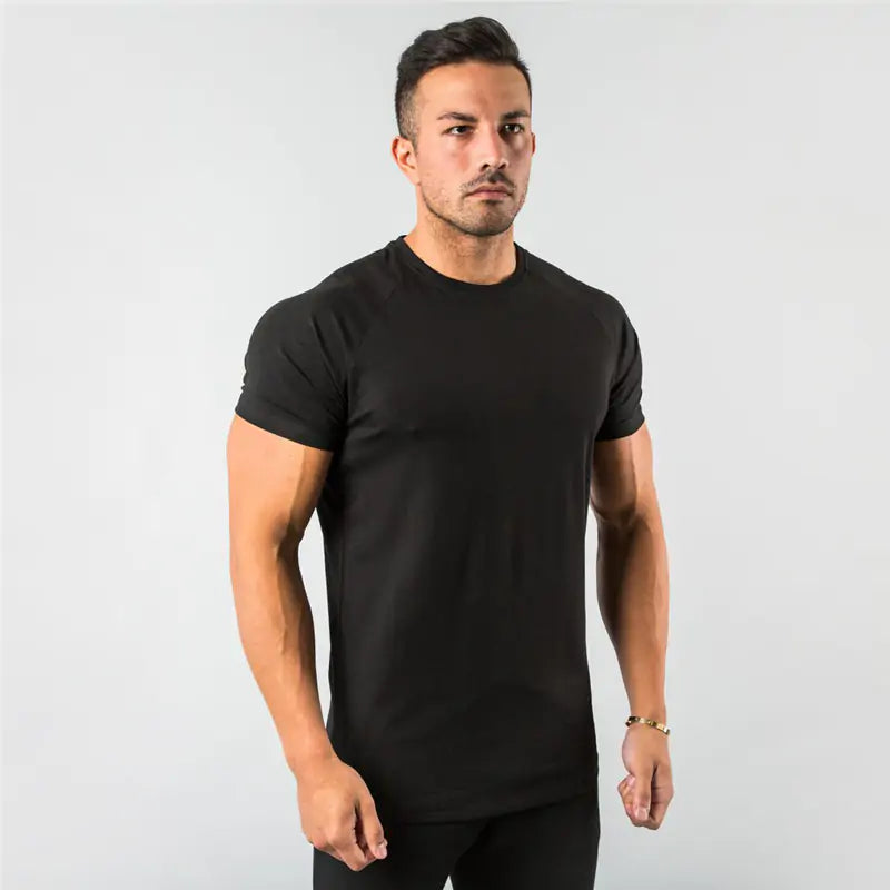 Camiseta de gimnasio masculina