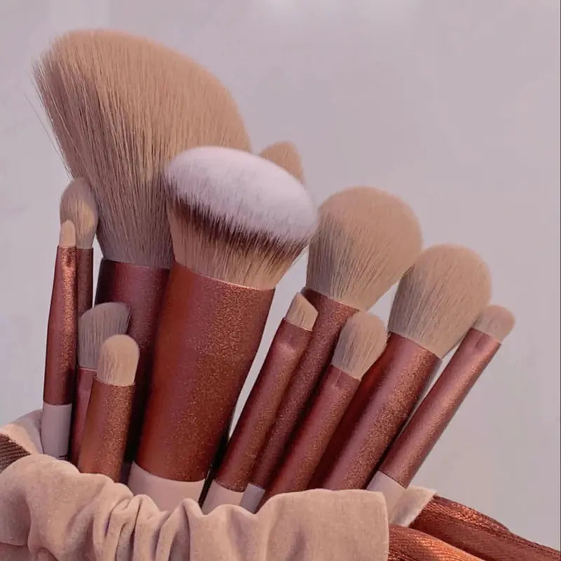 13Pcs Soft Fluffy Makeup Brushes Set