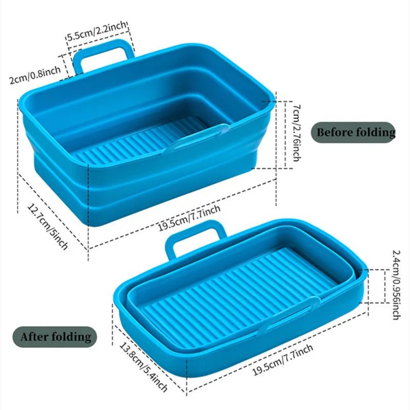 Bandeja para hornear rectangular para freidora de aire