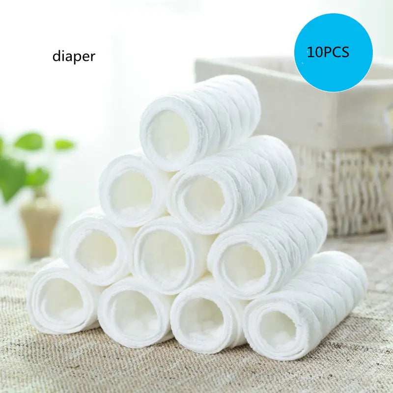 10Pcs Pack of Baby Diapers