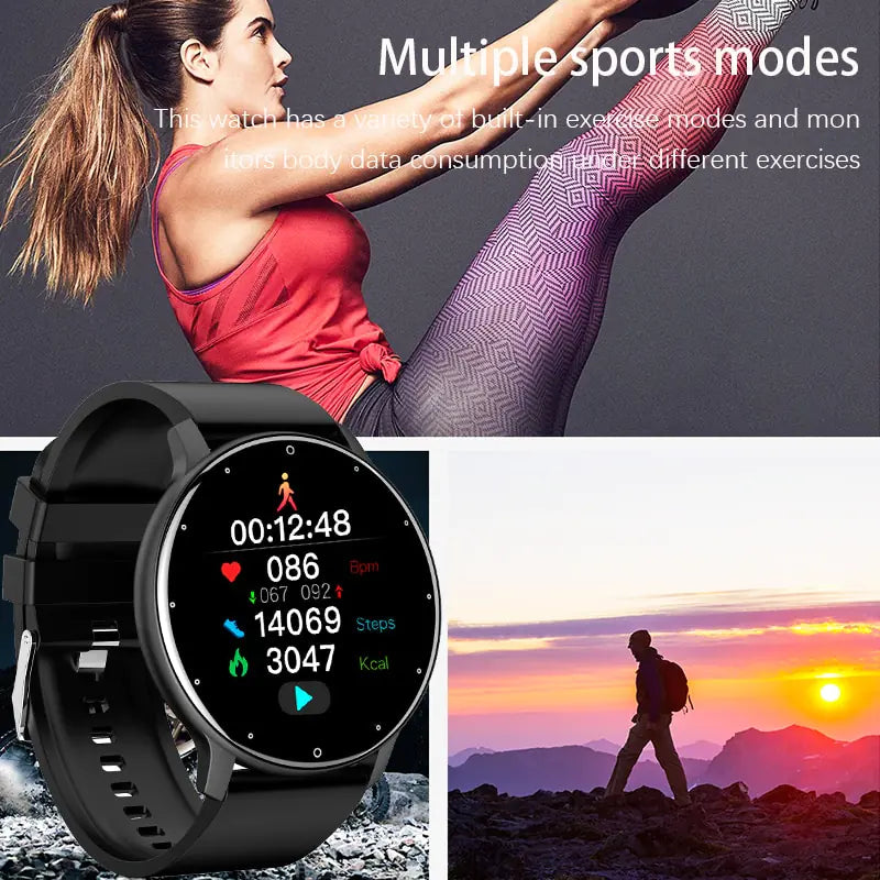 Reloj deportivo con pantalla táctil completa