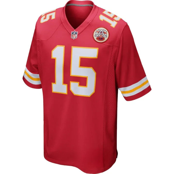 Camiseta roja Patrick Mahomes de los Kansas City Chiefs para hombre